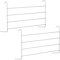 Flatro 4 Tier Radiator Clothes Drying Rack - Space Saving Towel Hanging Rail - Indoor Clothes Airer (Pack of 2)