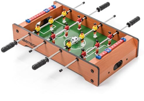 meteor Tischkicker Mini Tischfußballtische Kicker Tischfussball fur Kinder und Erwachsene - Fußball Tischspiel Mini Kicker Tischfußballtische in DREI Varianten