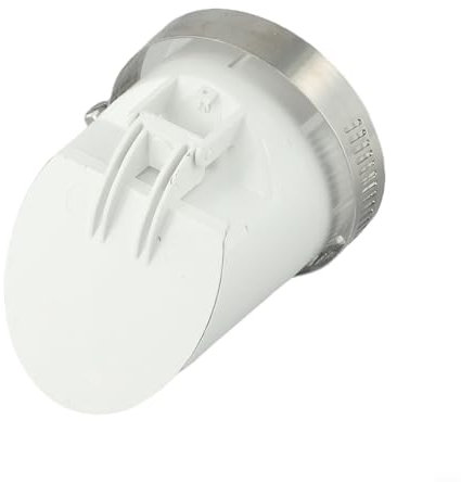 Vanne anti-retour en PVC, clapet anti-retour de canalisation, clapet anti-retour d'égout, clapet anti-refoulement de drainage, empêche les eaux usées et l'eau de pluie de couler (50 mm)