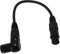 XLR Mikrofon Verlängerungskabel Adapter, 90 Grad XLR Stecker auf Gerade XLR Buchse 3 poliger Mikrofonanschluss für Lautsprecher, Aufnahmestudio, Mikrofonmixer, Audio Interface,
