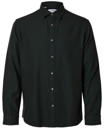 Slhregnoah Brushed Twist Shirt Ls Noos