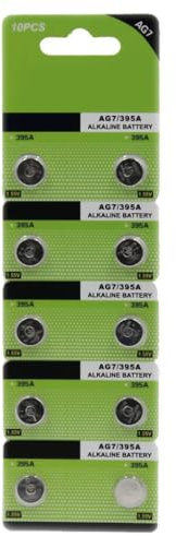 MZRAN 10 Stück/20 Stück AG7/LR927/395 Knopfbatterien Alkaline Knopfzellen Batterien für Uhren Spielzeug Knopfzelle Batterie
