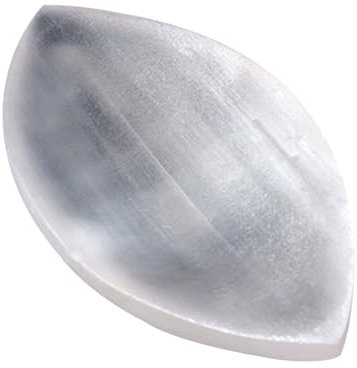 Selenite Bowl for Crystals Charging | Crystal Charging Plate Bowl - Natural Gypsum Home Decor for Ritual, Prayer, Altar, Smudging