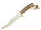 LO TRINCO YO Muela Cuchillo de caza GRED-16 con hoja de acero inoxidable MoVa de 16 cm y empuñadura de madera de olivo para Caza, Pesca, Supervivencia y Bushcraft
