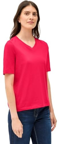 Cecil Basic V-Neck Shirt Glazed Apple red S