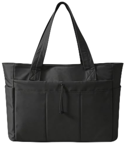 Tobriavor Shopper Tasche Handtasche Damen Groß Wasserdichte Laptoptasche Tote Bag Arbeitstasche Leicht Puffer Handbags für Uni Business Schule Arbeit Reisen