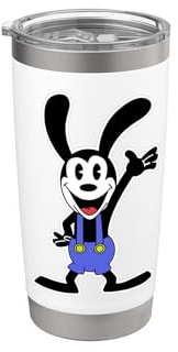 Oswald Rabbit Waving Hello Stainless Steel Insulated Tumbler