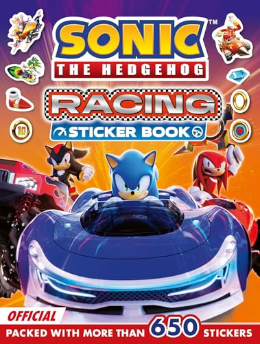 Sonic the Hedgehog Racing Sticker Book: NEW for 2026! A 100% official sticker activity book, perfect for kids aged 5, 6, 7, 8, 9 who are fans of the Sonic movies, TV shows and games.