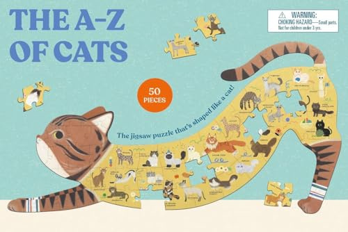 The A–Z of Cats: The jigsaw puzzle that's shaped like a cat!