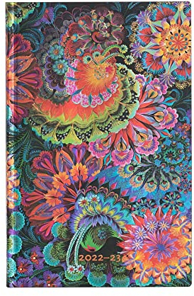 Paperblanks 18 Monatskalender Flexi 2022-2023 (Softcover) Mondlicht | Vertikal | Maxi (135 × 210 mm)