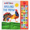 World of Eric Carle, Around the Farm Animal 30-Button Sound Book - Great for First Words - PI Kids (Apple Play a Sound Book)
