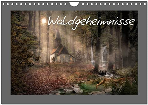 Waldgeheimnisse (Wandkalender 2026 DIN A4 quer), CALVENDO Monatskalender: Digitalkunst, die verzaubert! (CALVENDO Kunst)