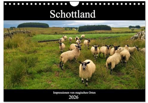 Schottland - Impressionen von magischen Orten (Wandkalender 2026 DIN A4 quer), CALVENDO Monatskalender: Magische Impressionen aus Schottland (CALVENDO Orte)