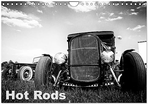 Hot Rods (Wandkalender 2026 DIN A4 quer), CALVENDO Monatskalender: Ein Mann, ein Traum, ein Auto (CALVENDO Sport)