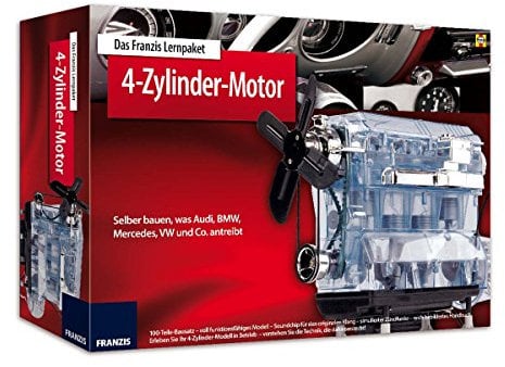 Franzis 65275-9 Lernpaket 4-Zylinder Motor als Bausatz
