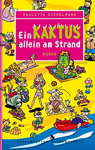 Ein Kaktus allein am Strand
