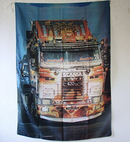 Trucker Poster-Fahne Poster Flag No. 169 Format 94 x 138 cm Polyester