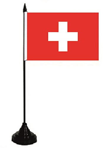 U24 Tischflagge Schweiz Fahne Flagge Tischfahne 10 x 15 cm