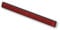 ShinYo Rückstrahler 123 x 12,5 mm selbstklebend, Unisex, Multipurpose, Ganzjährig, Kunststoff, rot