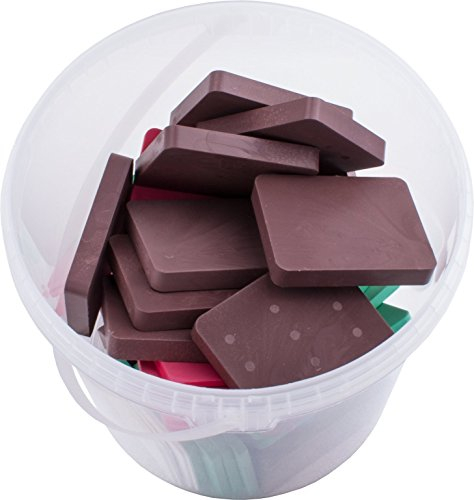 Montageplatten Unterlegplatte Unterlegsplättchen im Mix Eimer 60 Stk.