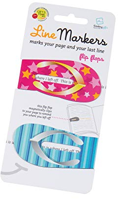 Line Markers FlipFlops - Magnetische Lesezeichen