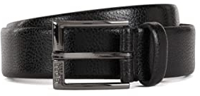 BOSS Herren Gürtel Elloy_sz35, Schwarz, 105