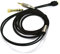 Replacement Audio Upgrade Cable for Sennheiser HD650, HD600, HD580, HD58X, HD660S, Massdrop HD6XX Headphones 1.5meters/4.9feet