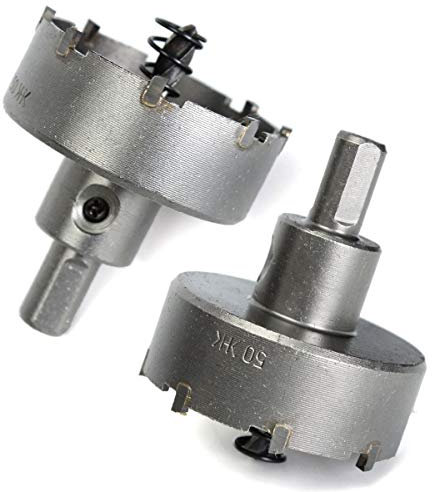 TOOLSTAR Scie cloche en carbure de tungstène, 35 mm, dents en carbure de tungstène, outil de coupe pour le travail des métaux, lot de 1