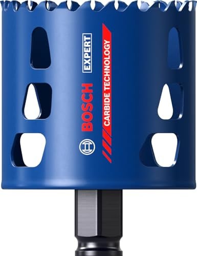 Bosch 1x EXPERT Multi Material Power Change Plus-Lochsäge (für Holz mit Metall, Ziegelstein, Ø 68 mm, Professional Zubehör Bohrmaschine)