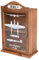 Wandschrank „Villa Maria“ – Shabby Chic Wandvitrine | Holz & Glastür | 2 Ablagen | Retro Badschrank im Landhausstil lof089 Palazzo Exklusiv