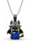 Jeulia Drachen 925 Sterling Silber Halskette Dragon Hug Me Zeigen Sie Ihr Herz Cut Stein Zircon Anhänger für Frauen Freundin Mama Verlobung Hochzeitstag Weihnachten Geburtstag Schmuck Geschenk