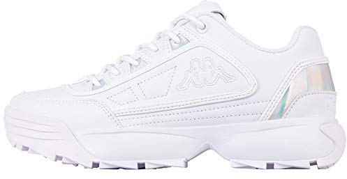 Kappa Unisex Rave Gc Women Stra en Laufschuh, 1010 White, 42 EU