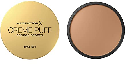 Max Factor Creme Puff, Polvo Compacto, Tono 42 Deep Beige, 14 g