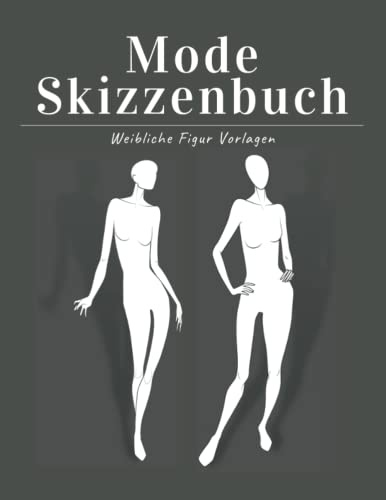 Mode Skizzenbuch. Weibliche Figur Vorlagen