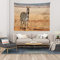 Shrahala Zebra-Safari-Wandteppich, Zebra, stehend, Safari, Afrika, Süd, Wandbehang, großer Wandteppich, Dekorationen, Tischdecke, Schlafzimmer, Wohnzimmer, Wohnheim (150 x 213 cm)