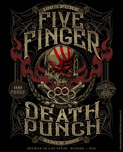 Five Finger Death Punch Aufkleber 100 Proof Sticker ca.12x8 cm