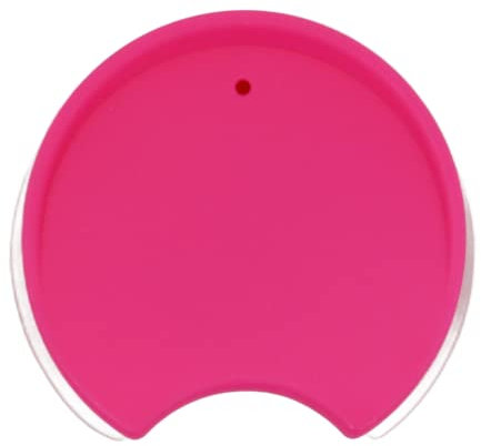 MIE Replacement Lid for Coffee Mug & Tea Cup - Competible With Starbucks Ceramic Travel Mug 10oz / 12oz / 16oz, Tumbler Lid, Mug Lid, Cup Lid (French Rose)