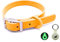 Collier de Chien réglable en Silicone Neo+ avec Support Glow-in-The-Dark Tracer/AirTag. Le Collier est Fait de Sangle enduite de Caoutchouc Souple.