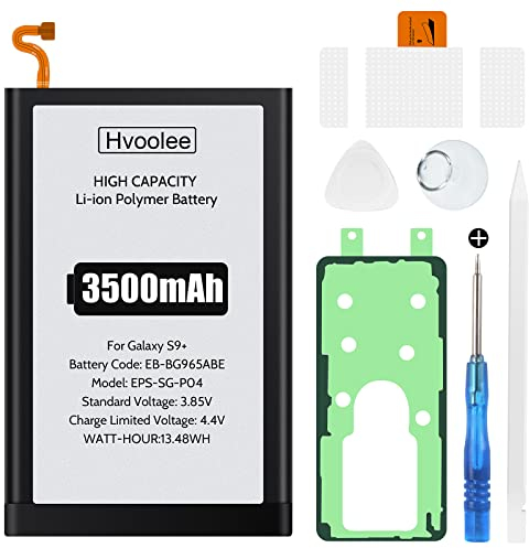 3500mAh Batteria per Samsung Galaxy S9+ S9 Plus, Batteria di ricambio per Galaxy S9+ EB-BG965ABE con kit di riparazione professionale