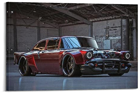 Klassisches Sportauto-Poster für Chevy 150 Schuppen 1950er Jahre Hyper Car Poster dekorative Malerei Leinwand Wandposter und Kunstbild Druck Moderne Familie Schlafzimmer Dekor Poster 30 x 45 cm