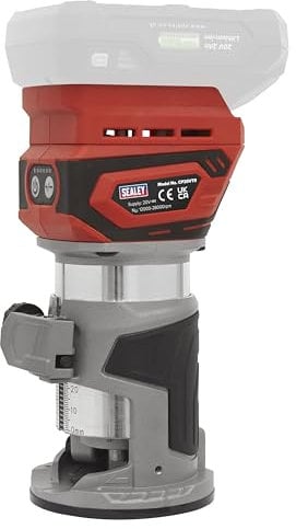 Sealey 20V SV20 Series, Cordless Trimming Router Body Only - CP20VTR