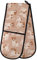 ZZXXB Jack Russell Dog Double Oven Mitt Heat Resistant Non-Slip Kitchen Gloves Extra Long 7 x 35 for Cooking Baking Barbecue Grilling