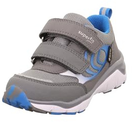 Superfit Jungen Sport5 Gore-tex Sneaker, Grau Blau 2510, 24 EU Weit