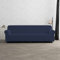 Italian Bed Linen Bezug Sofa ausziehbar, Dunkelblau 4 Plätze