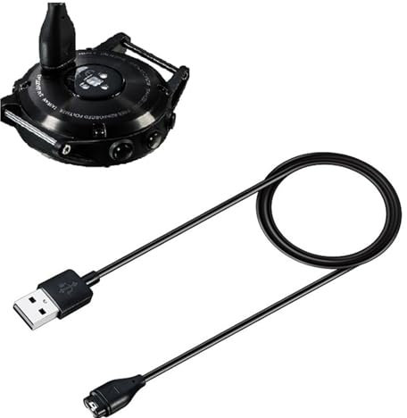 Cable de carga de reloj para Garmin Venu3/Venu3S/Approach S70/Fenix7/7S/7X/7X Pro/7S Pro/Instinct 2X Smart Watch Reemplazo USB-A Cable de carga de 1 m