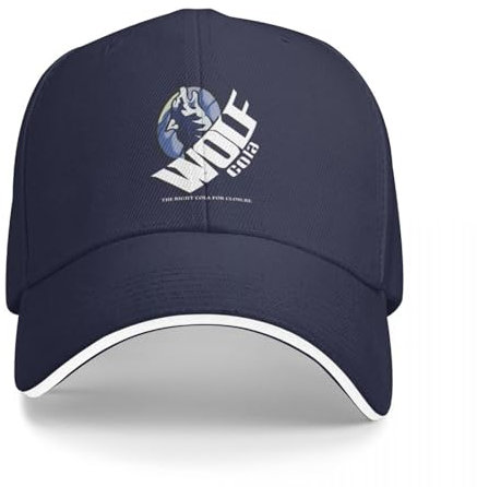 Basecap Wolf Cola Die richtige Cola für den Verschluss Tri Blend Baseballkappe Hut Mann für die Sonne Streetwear Neuer Hut Herren Hüte Damen