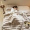 Bubble Decke Fellimitat Decke Kuscheldecke Flauschig Flauschige Decke Fluffy Blanket Bubble Decke FüR Bett Sofa Kuscheldecke Casual Decke (Khaki,45 * 45 Kopfkissenbezug)