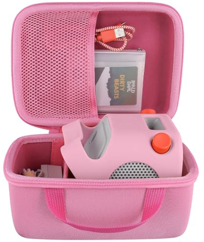 co2CREA Hard Storage Case Compatible with Yoto Player (2nd / 3rd Generation) Kids Audio & Music Player and Charging Dock,Included Transparent Card Case Holder for 36 Yoto Cards