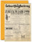 Stuff4 75. Geburtstagskarten für Männer Frauen - Zurück im Jahr 1950 Zeitung - 75 Alles Gute zum Geburtstag Jahrestag Hochzeitstag Karte Vintage Jahrgang Geboren 1950 A5 Glückwunschkarten