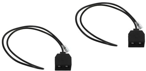 OSALADI 2pcs Telephone Extension Cord Headphone Adapters Phones Rj9 Phone Line Adapter Telephone Accessories Telephone Line Adapters Rj9 Telephone Adapter Telephone Adapters for Cable Pp